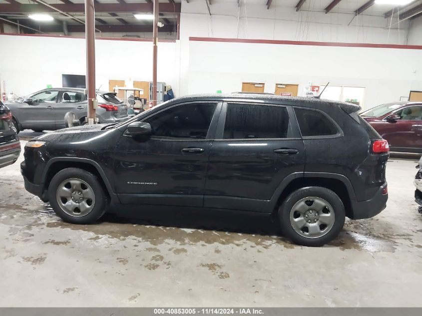 2016 Jeep Cherokee Sport VIN: 1C4PJMAB9GW192142 Lot: 40853005