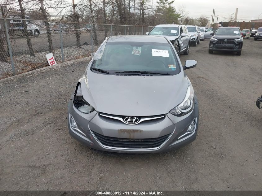 2015 Hyundai Elantra Se VIN: KMHDH4AEXFU352463 Lot: 40853012