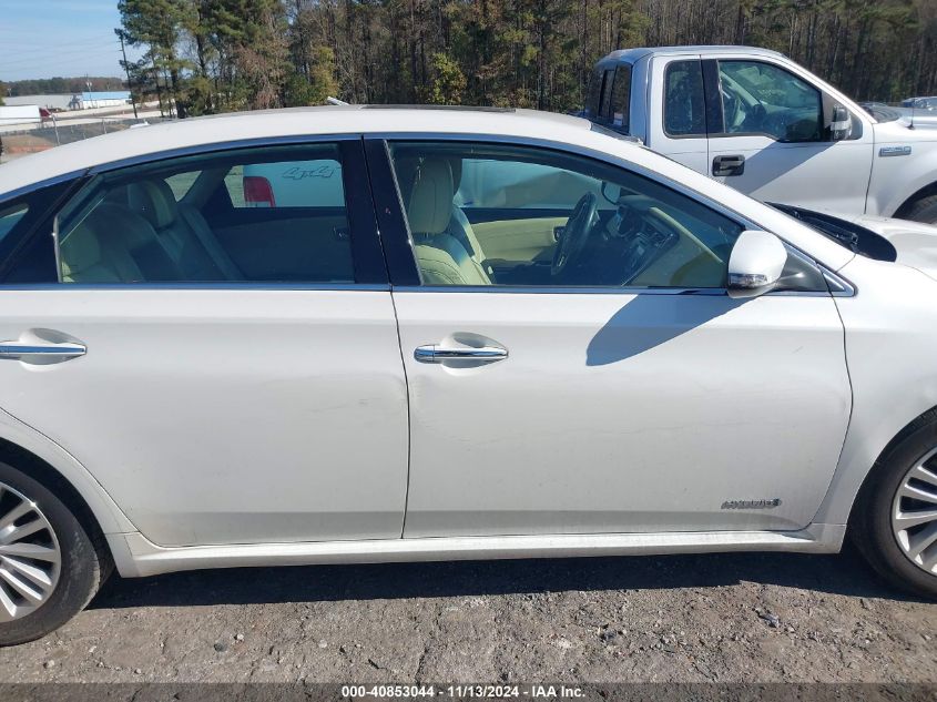 2014 Toyota Avalon Hybrid Xle Premium VIN: 4T1BD1EB6EU029947 Lot: 40853044