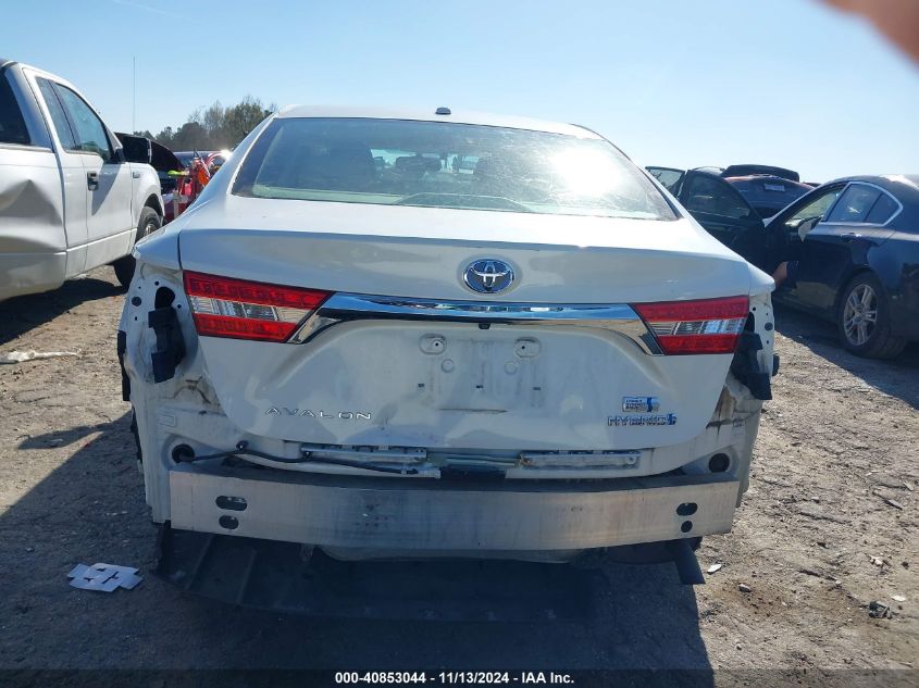 2014 Toyota Avalon Hybrid Xle Premium VIN: 4T1BD1EB6EU029947 Lot: 40853044