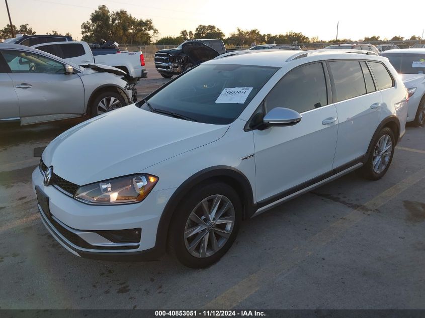 2017 Volkswagen Golf Alltrack Tsi S/Tsi Se/Tsi Sel VIN: 3VWH17AU5HM519156 Lot: 40853051