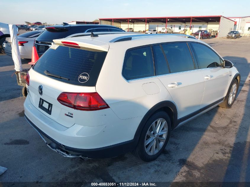 2017 Volkswagen Golf Alltrack Tsi S/Tsi Se/Tsi Sel VIN: 3VWH17AU5HM519156 Lot: 40853051