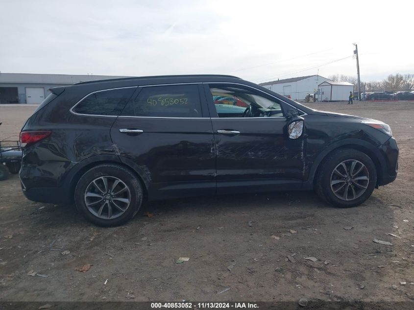 2017 Hyundai Santa Fe Se VIN: KM8SMDHF1HU168467 Lot: 40853052