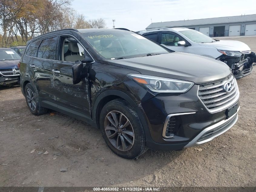 2017 Hyundai Santa Fe Se VIN: KM8SMDHF1HU168467 Lot: 40853052