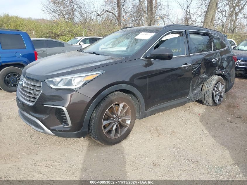 2017 Hyundai Santa Fe Se VIN: KM8SMDHF1HU168467 Lot: 40853052