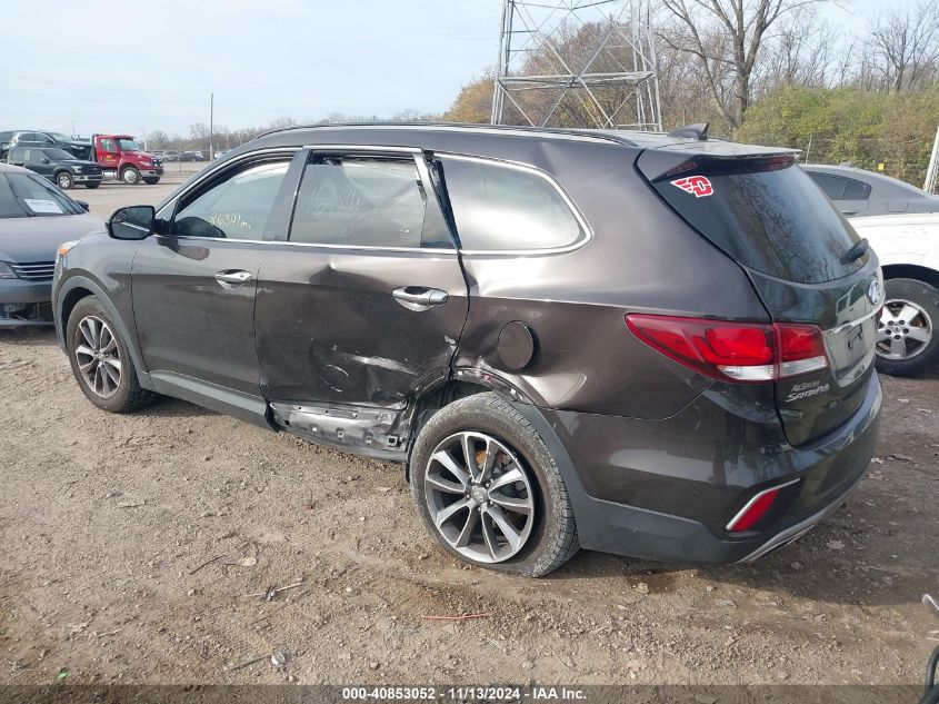 2017 Hyundai Santa Fe Se VIN: KM8SMDHF1HU168467 Lot: 40853052