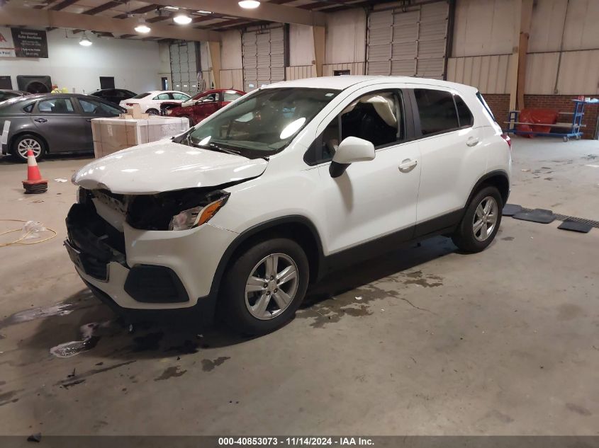 VIN KL7CJKSB3LB077200 2020 Chevrolet Trax, Fwd Ls no.2