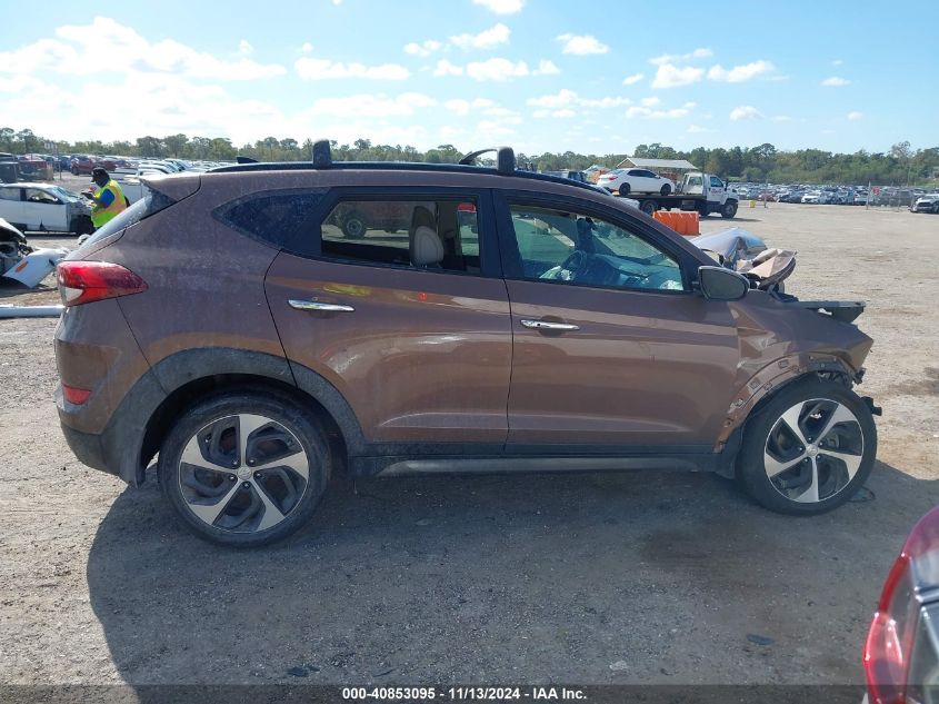 2016 Hyundai Tucson Limited VIN: KM8J33A27GU239699 Lot: 40853095