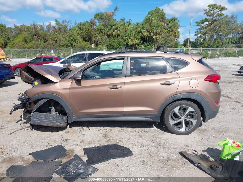 2016 Hyundai Tucson Limited VIN: KM8J33A27GU239699 Lot: 40853095