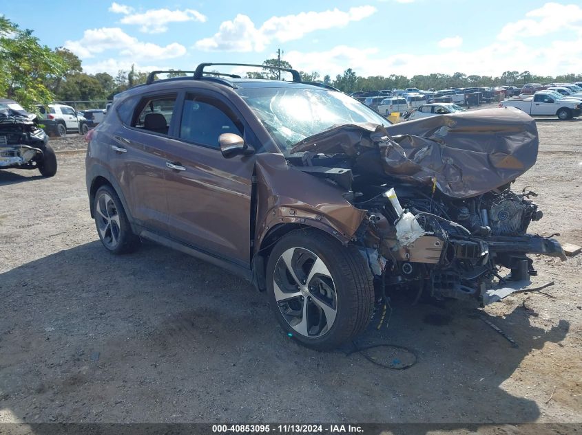 2016 Hyundai Tucson Limited VIN: KM8J33A27GU239699 Lot: 40853095