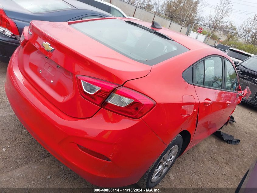 2019 Chevrolet Cruze Ls VIN: 1G1BC5SM7K7142183 Lot: 40853114