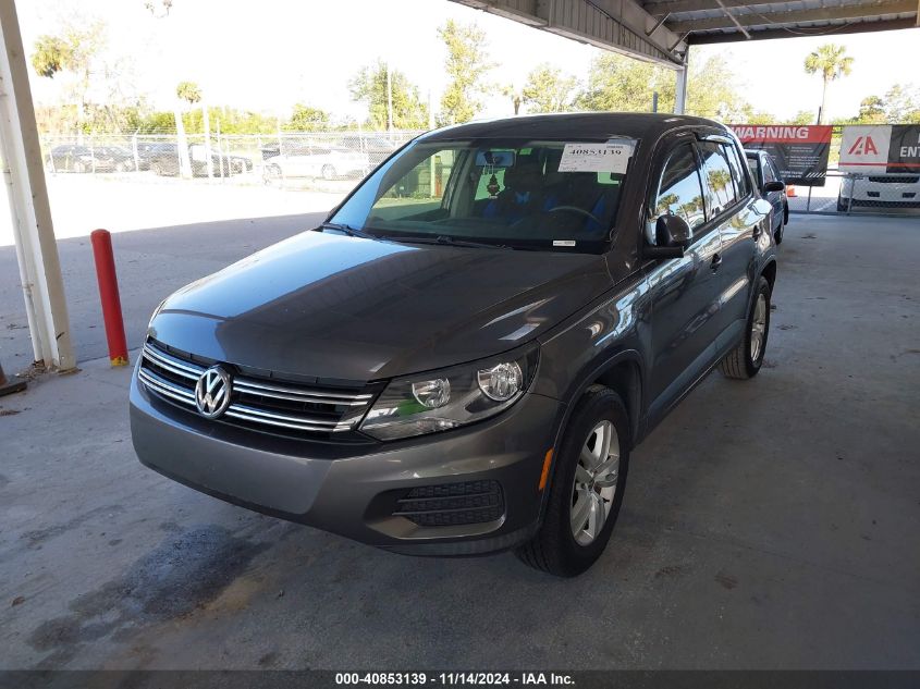 2012 Volkswagen Tiguan S VIN: WVGAV7AX3CW097136 Lot: 40853139