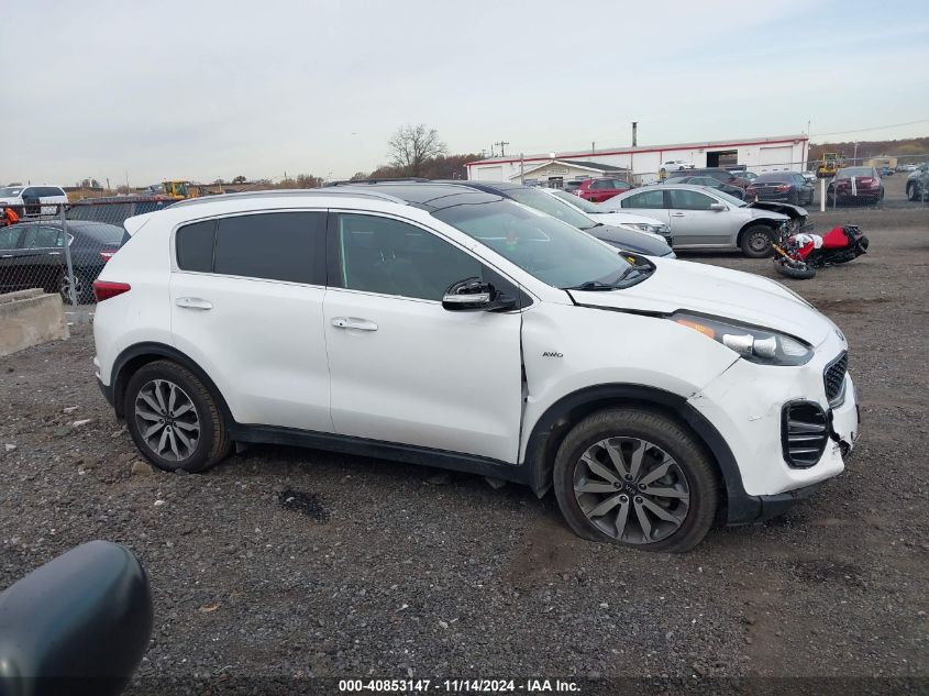 2017 Kia Sportage Ex VIN: KNDPNCAC4H7076656 Lot: 40853147