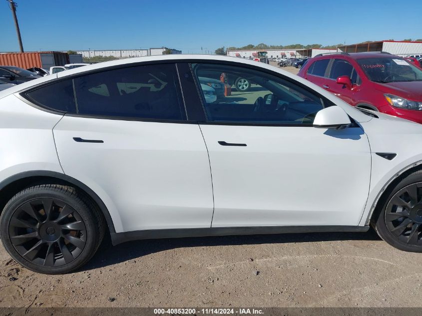 2020 Tesla Model Y Long Range Dual Motor All-Wheel Drive VIN: 5YJYGDEEXLF027187 Lot: 40853200