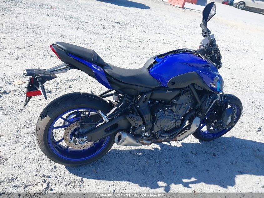 2024 Yamaha Mt07 VIN: JYARM32E0RA009600 Lot: 40853217