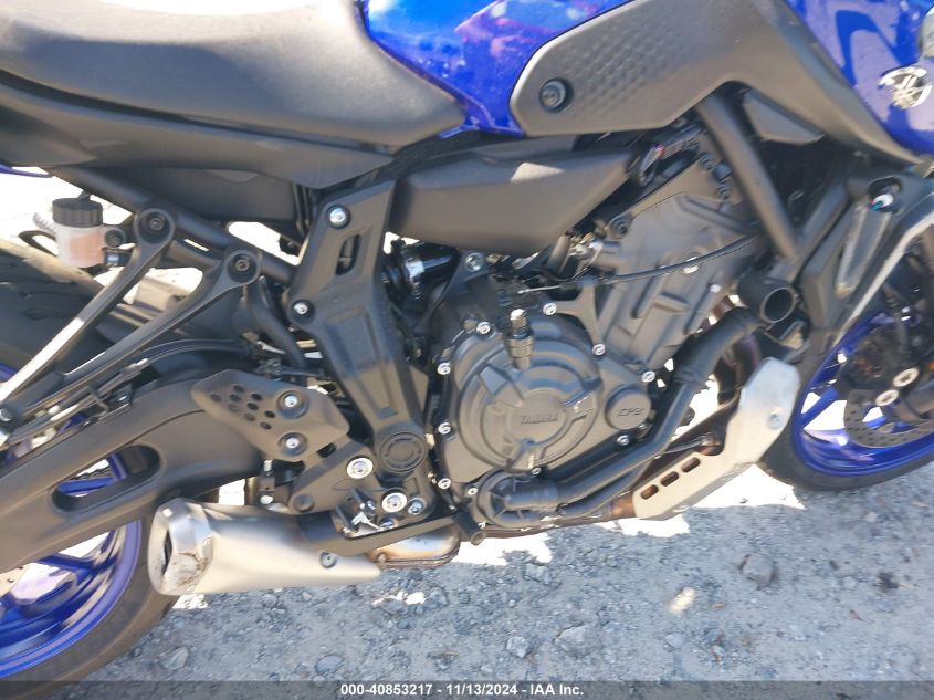 2024 Yamaha Mt07 VIN: JYARM32E0RA009600 Lot: 40853217