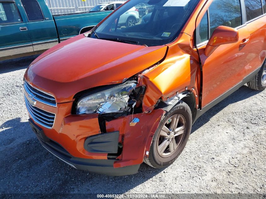 2015 Chevrolet Trax Lt VIN: KL7CJRSB6FB093016 Lot: 40853228