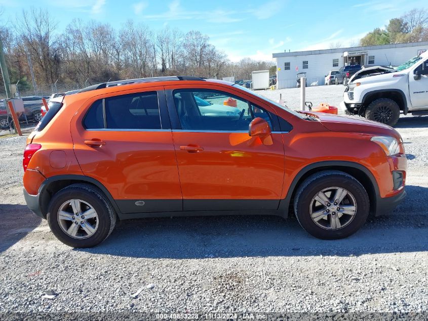 2015 Chevrolet Trax Lt VIN: KL7CJRSB6FB093016 Lot: 40853228