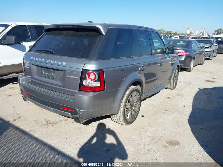 2013 Land Rover Range Rover Sport Supercharged VIN: SALSH2E48DA799267 Lot: 40853248