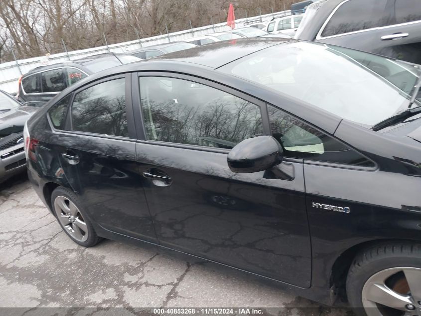 2013 Toyota Prius Three Se VIN: JTDKN3DU9D5579572 Lot: 40853268