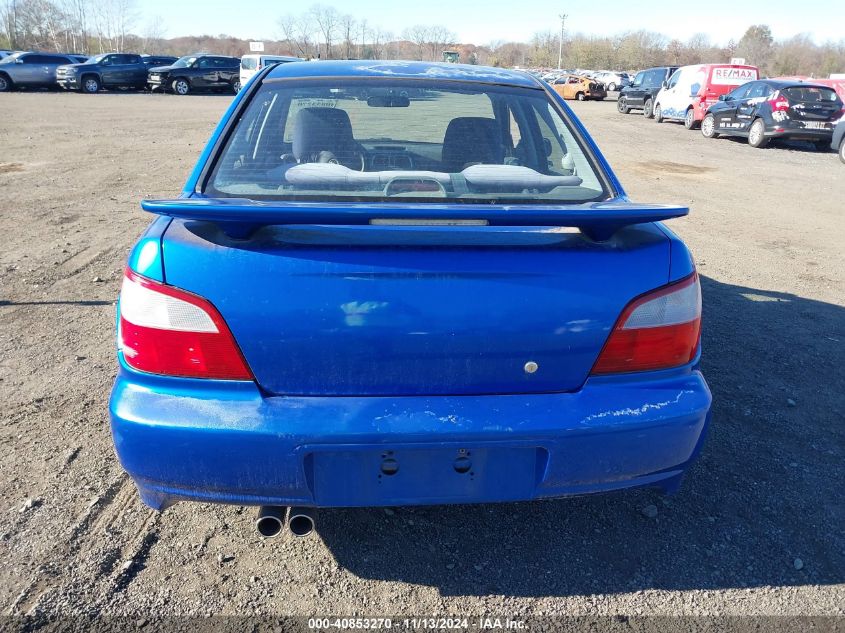 2003 Subaru Impreza Wrx VIN: JF1GD29603G513711 Lot: 40853270