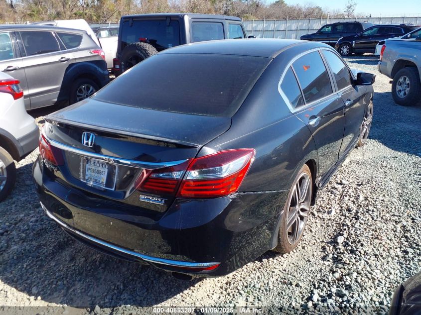 VIN 1HGCR2F13HA080643 2017 Honda Accord, Sport Se no.4