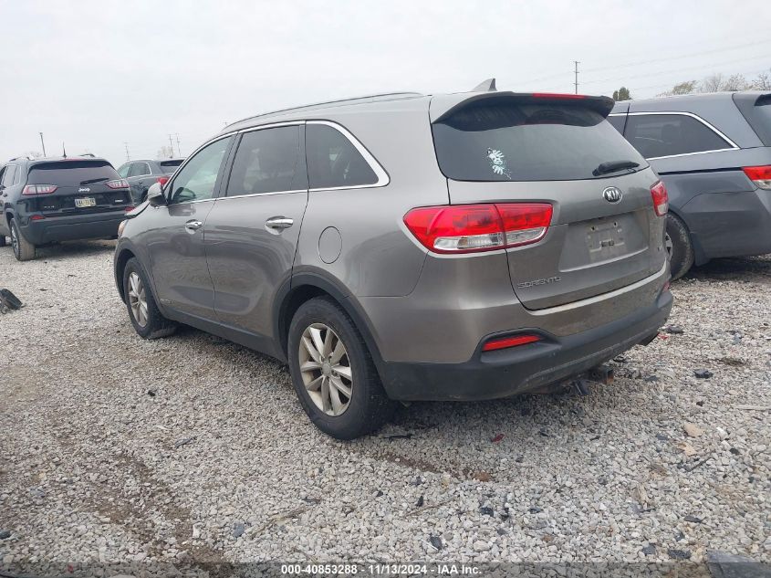 VIN 5XYPGDA51HG317352 2017 KIA SORENTO no.3