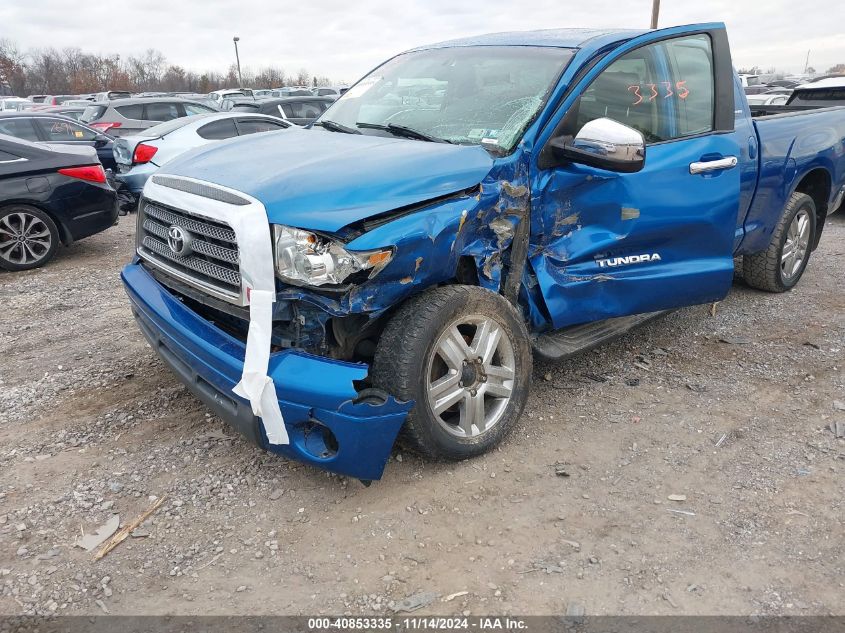 2007 Toyota Tundra Limited 5.7L V8 VIN: 5TBBV58187S469616 Lot: 40853335