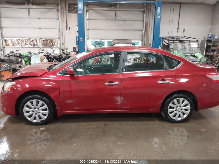 2014 Nissan Sentra S VIN: 3N1AB7AP9EY318685 Lot: 40853341