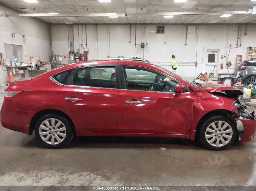 2014 Nissan Sentra S VIN: 3N1AB7AP9EY318685 Lot: 40853341