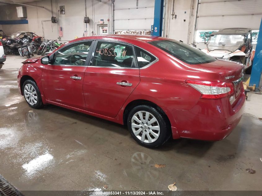 VIN 3N1AB7AP9EY318685 2014 Nissan Sentra, S no.3