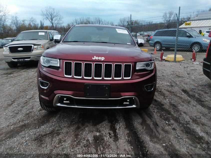 2016 Jeep Grand Cherokee Overland VIN: 1C4RJFCG0GC498175 Lot: 40853356