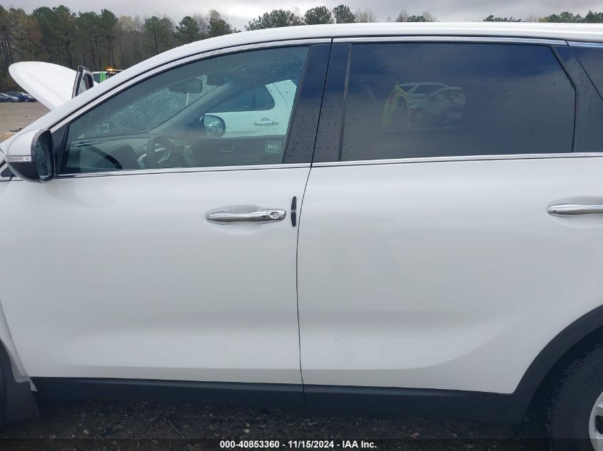 2019 Kia Sorento 2.4L L VIN: 5XYPG4A36KG611125 Lot: 40853360