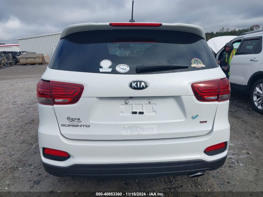 2019 Kia Sorento 2.4L L VIN: 5XYPG4A36KG611125 Lot: 40853360