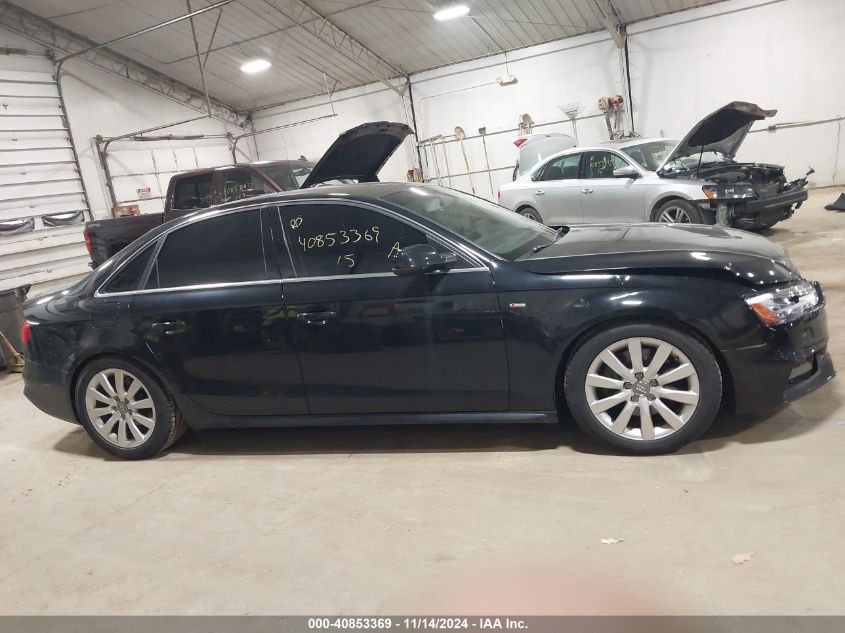 2015 Audi A4 2.0T Premium VIN: WAUBFAFL4FN041352 Lot: 40853369