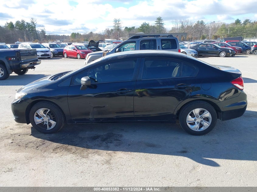 2014 HONDA CIVIC VIN: 19XFB2F53EE230200