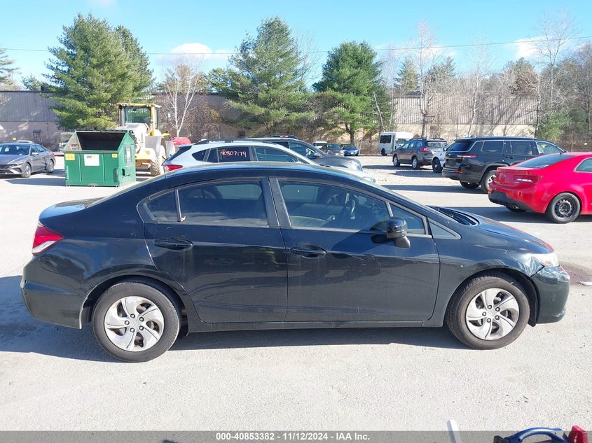 2014 HONDA CIVIC VIN: 19XFB2F53EE230200