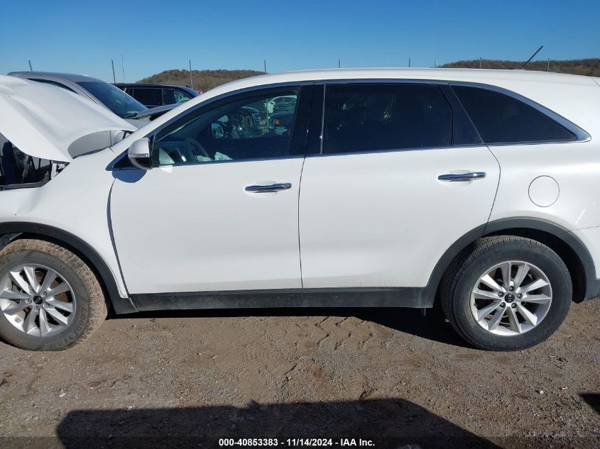 2019 Kia Sorento 3.3L Lx VIN: 5XYPG4A53KG57178 Lot: 40853383