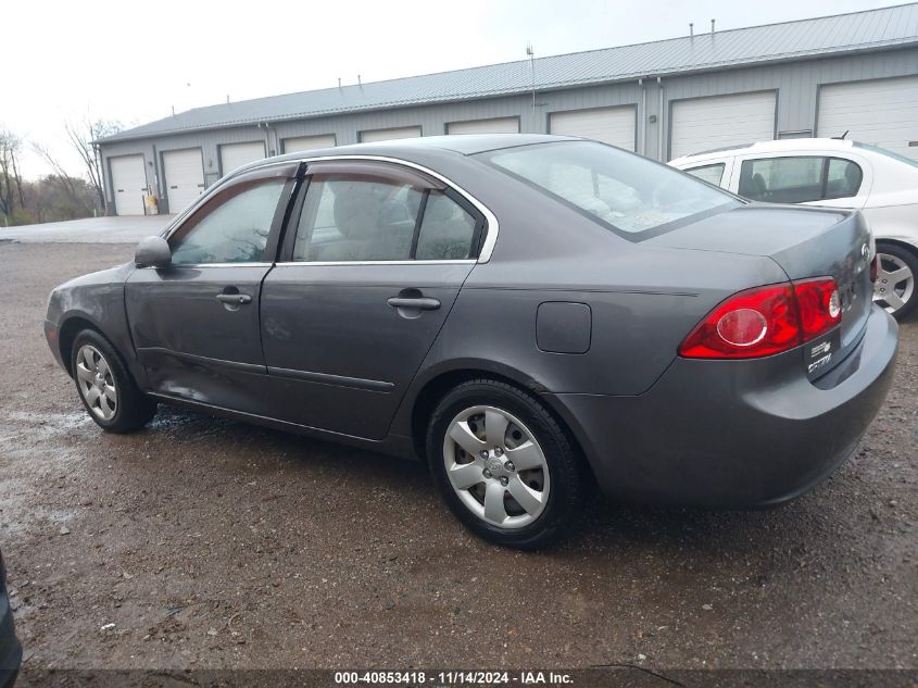 2008 Kia Optima Lx VIN: KNAGE123685209039 Lot: 40853418