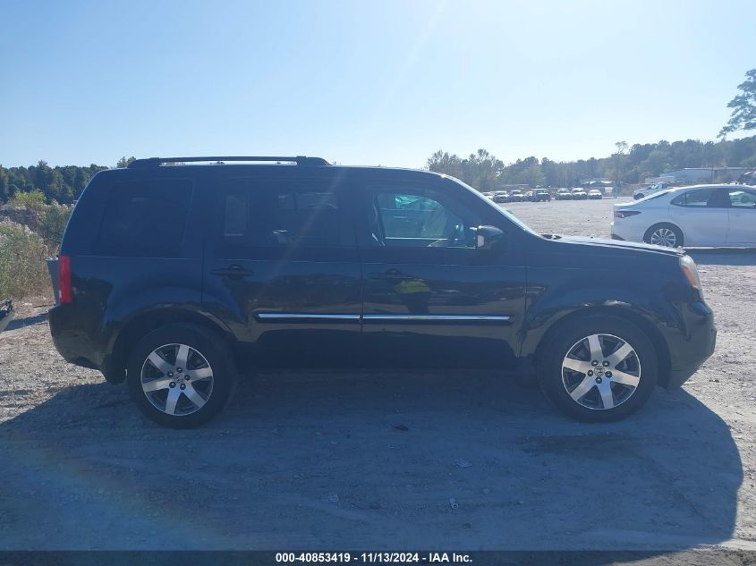 2014 Honda Pilot Touring VIN: 5FNYF4H95EB041938 Lot: 40853419