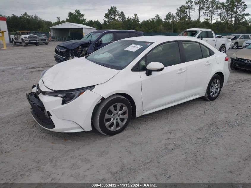 2022 Toyota Corolla Le VIN: JTDEPMAE6N3018351 Lot: 40853432