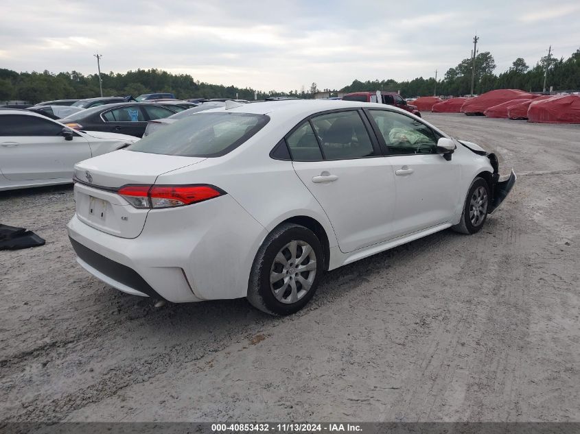 2022 Toyota Corolla Le VIN: JTDEPMAE6N3018351 Lot: 40853432