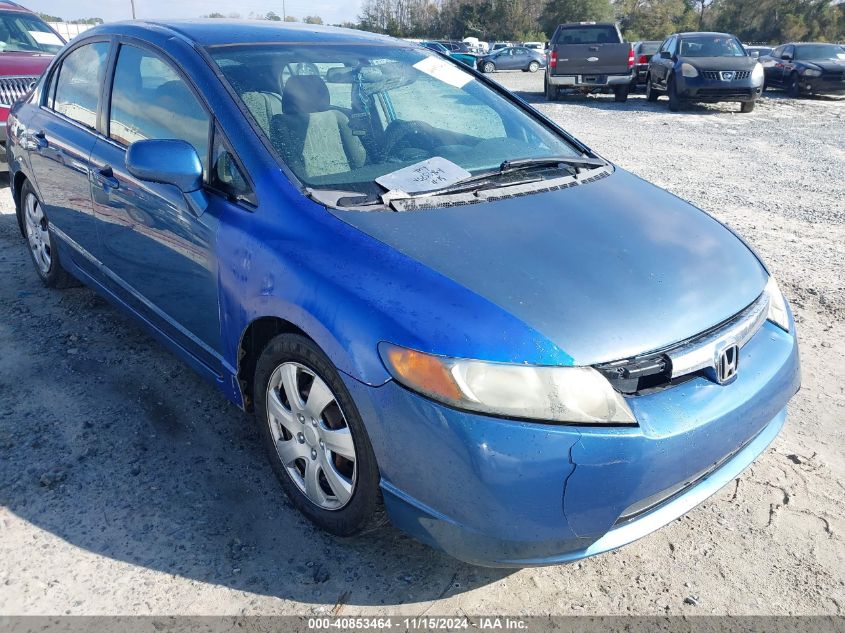 2007 Honda Civic Lx VIN: 1HGFA165X7L005331 Lot: 40853464