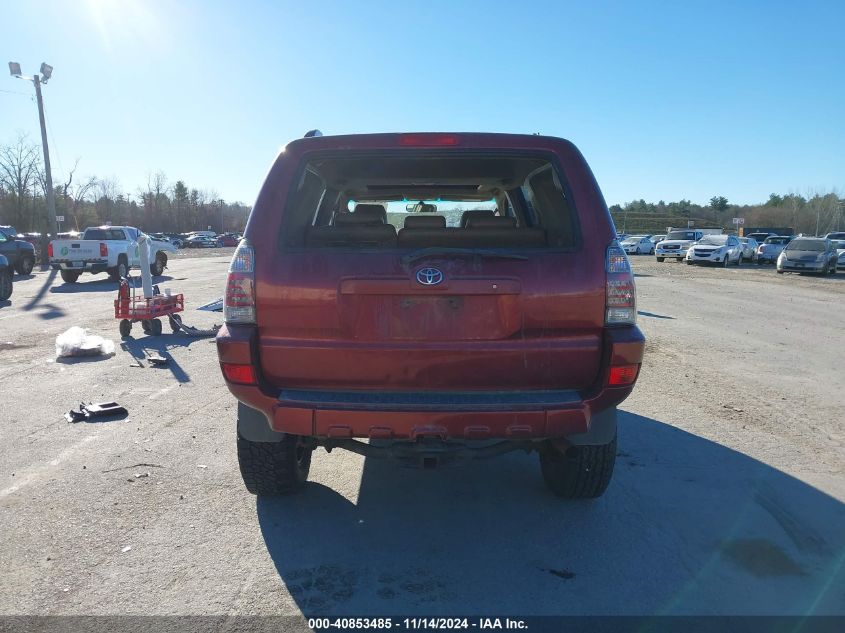 2005 Toyota 4Runner Sr5 V8 VIN: JTEBT14R458028452 Lot: 40853485