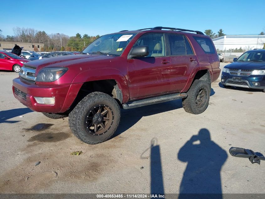 2005 Toyota 4Runner Sr5 V8 VIN: JTEBT14R458028452 Lot: 40853485