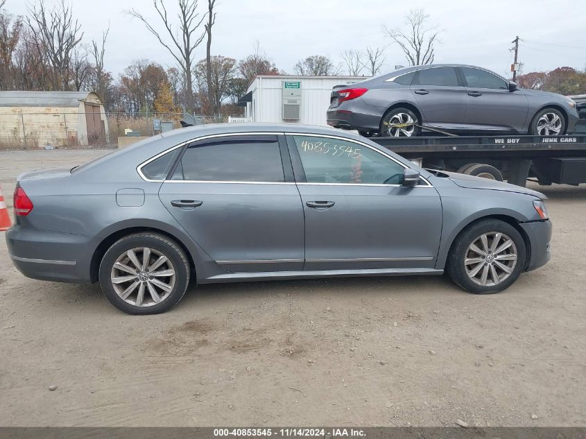 2013 Volkswagen Passat 2.5L Sel Premium VIN: 1VWCH7A35DC039742 Lot: 40853545