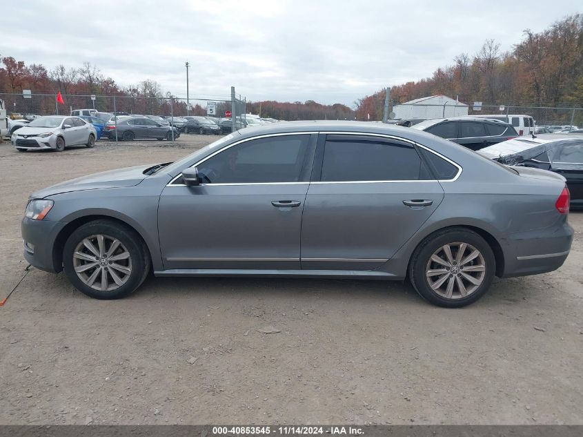 2013 Volkswagen Passat 2.5L Sel Premium VIN: 1VWCH7A35DC039742 Lot: 40853545