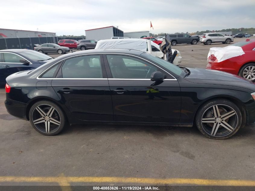 2013 Audi A4 2.0T Premium VIN: WAUEFAFL2DA069331 Lot: 40853626