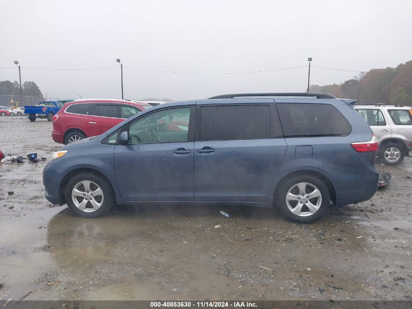 2016 Toyota Sienna Le 8 Passenger VIN: 5TDKK3DC2GS724661 Lot: 40853630