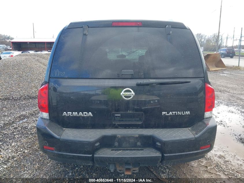 2012 Nissan Armada Platinum VIN: 5N1AA0NE3CN613741 Lot: 40853648